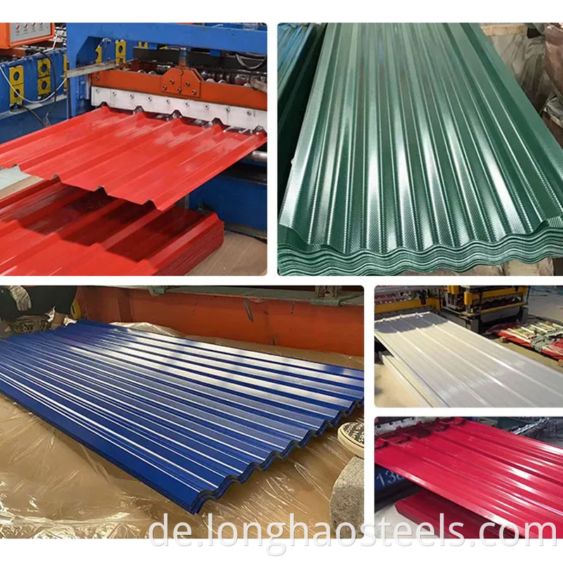 Color Coated Corrugated Plate